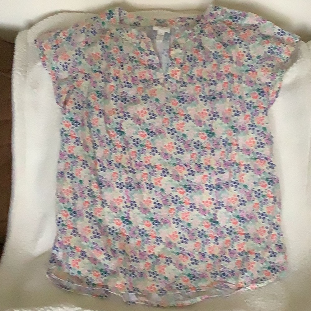 Floral Multicolor Women's Top